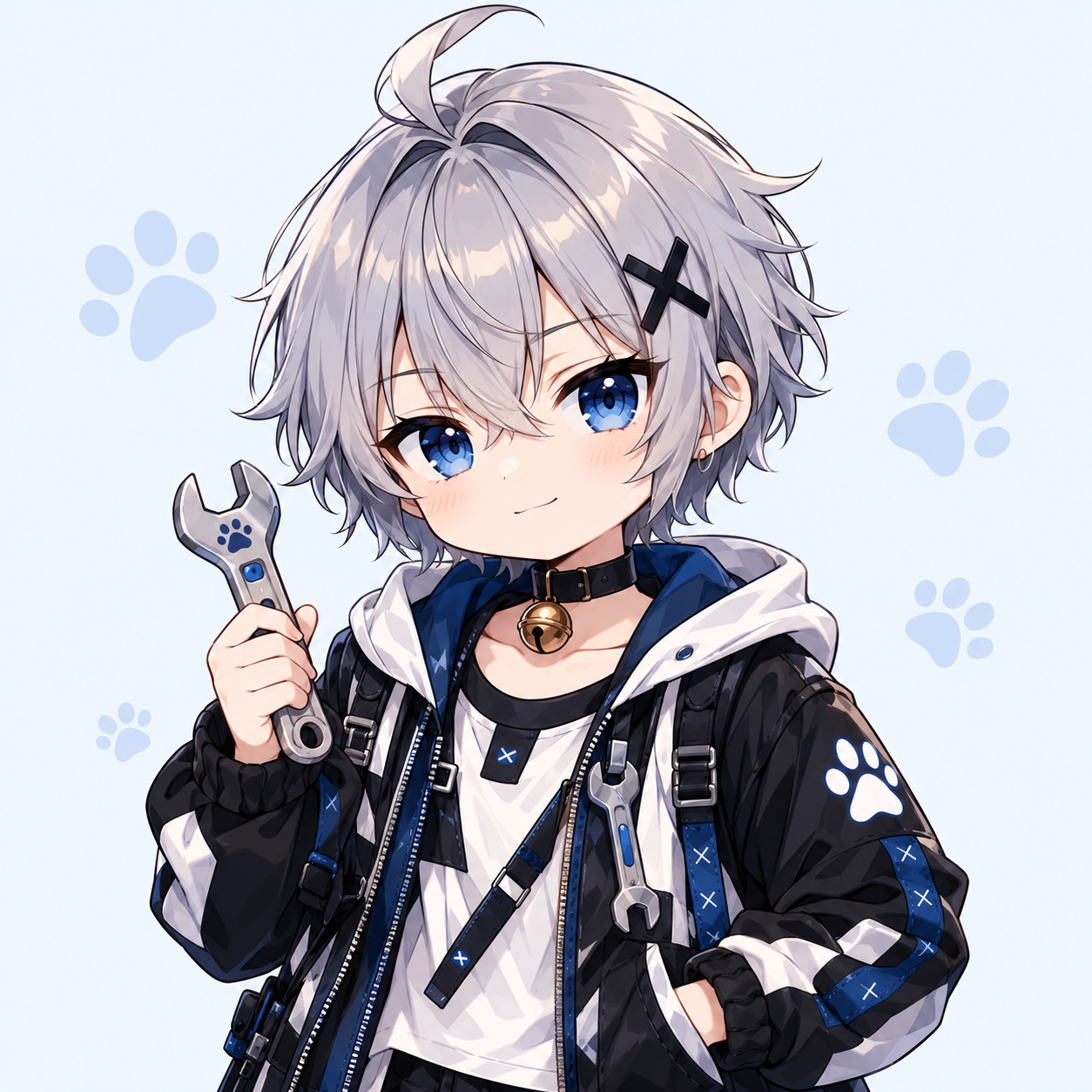 スパナを持った世話役